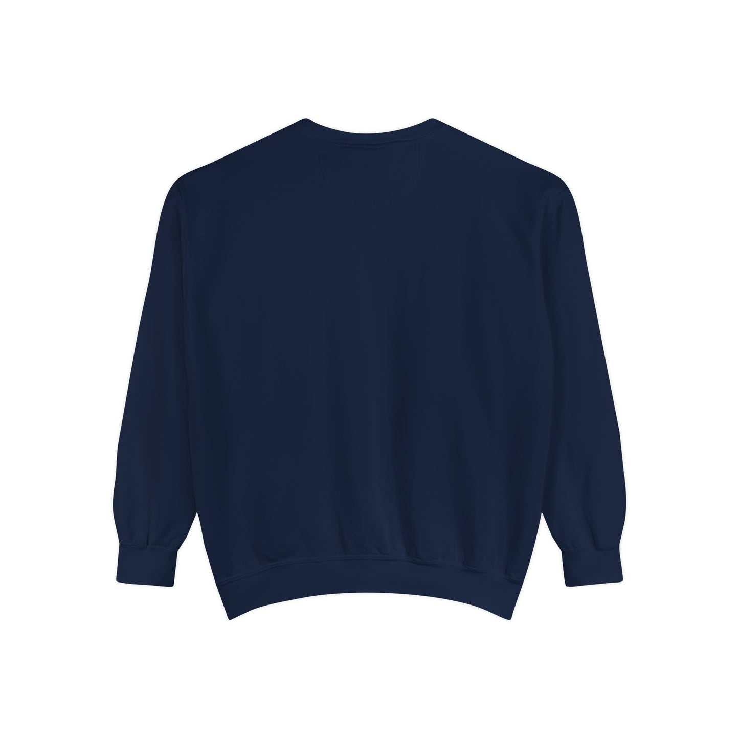 Fashion From London Garment-Dyed Men's Sweatshirt - Navy